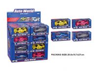 15cm Boxed Die-Cast Pull Back Super Cars