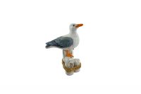 17cm Medium Driftwood Seagull on Stump