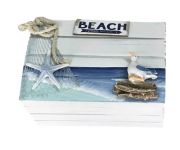 18cm Shoreline Driftwood Wooden Box
