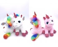 20cm Large Plush Standing Rainbow Unicorn PL002