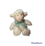20cm Super Soft Plush Sheep With Ribbon