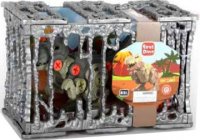 21cm DIY Dino Land Caged Raptor