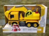 27cm 2 Astd Giant Friction Construction Vehicles