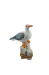 27cm Extra-Large Driftwood Seagull on Stump