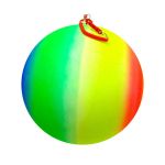 30cm / 12" Neon Rainbow Ball On Spring