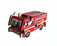 3D Wooden Fire Puzzle 10 x 300 x 210mm