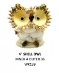 4" Shell Owl