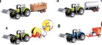 56cm Giant Friction Tractor & Trailer With Light & Sound 4 Astd