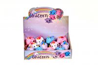 6.5cm Squeezy Unicorn 4 assorted colours 63746