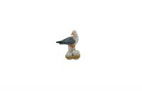 6cm Resin Seagull on Rope Wrapped Driftwood