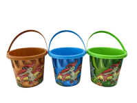 7" Asst Dino Bucket
