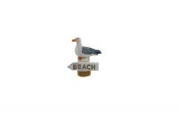 8cm Resin Seagull on Driftwood Stump