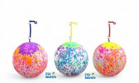 9" 3 Astd Paint Splash Ball on Spring