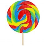 Bespoke 4" Rainbow Lolly 100g