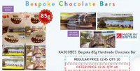 Bespoke 85g Handmade Chocolate Bar