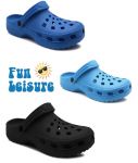 Crocs Adult Size 8 (EU42) - Size 11 (EU45) Dark Blue, Light Blue & Black