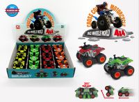 Die Cast Friction Tumble Quad Bike