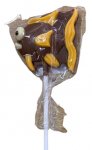 Handmade Milk Choc Lolly Fish