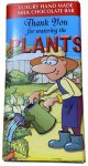 Handmade Milk Chocolate Bar - Thank You For Looking After My Plants