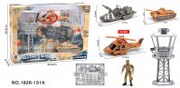 Helicopter Tower Military Set