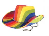 Rainbow Cowboy Hat